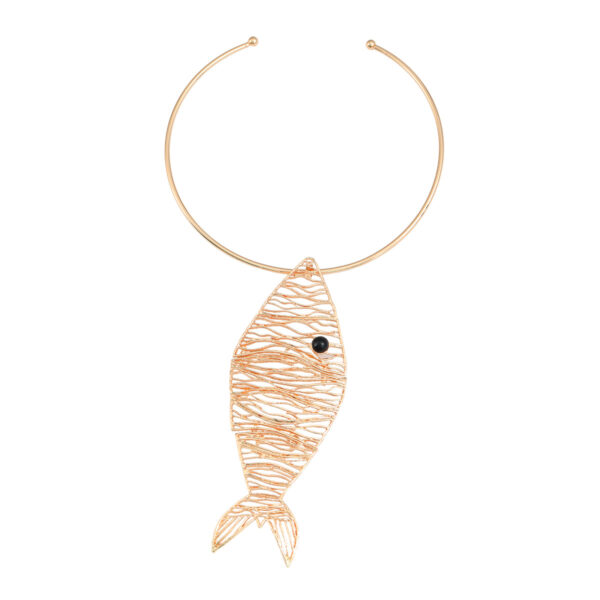 Wholesale Alloy Small Fish Pendant Earrings