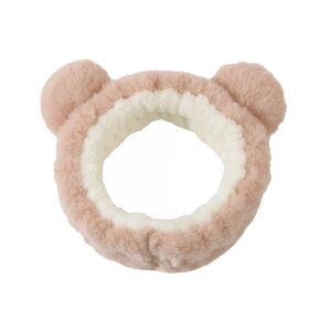 Hairband-brown strawberry bear