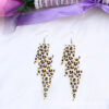 Wholesale Rainbow Leopard Stripe Acrylic Earrings