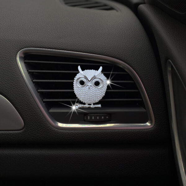 Wholesale Pearl Owl Car Perfume Clip Decoration