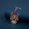 Wholesale Day of the Dead Skull Stainless Steel Keychains