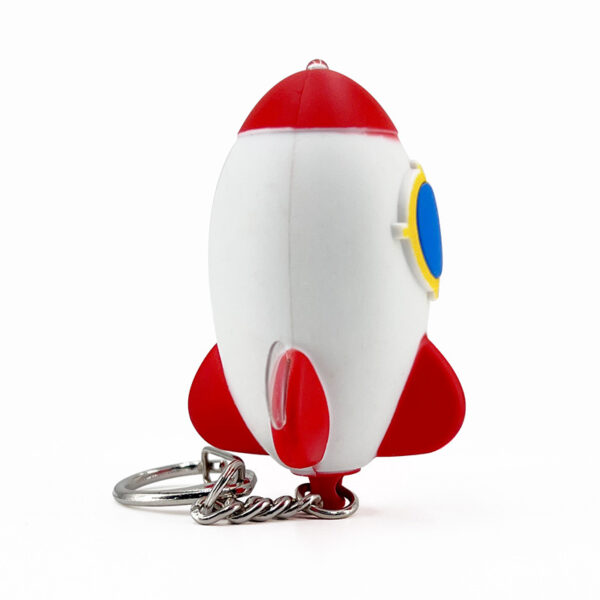 Wholesale Plastic UFO Lighting and Sounding Keychain