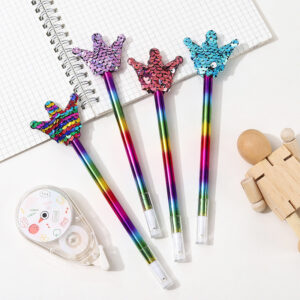 Carbon black 0.5mm / Sequined crown