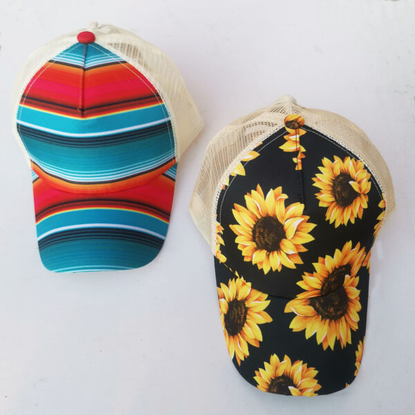 O1CN01Si43Hm1e6zAOWi6Ge_1667113823-0-cib-4 Wholesale Aztec Cotton Sunflower Color Stripe Printing Baseball Cap