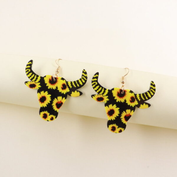 O1CN01SjGepM1tTALR7Y1Y3_2207988525902-0-cib Wholesale Acrylic Matador Sunflower Earrings