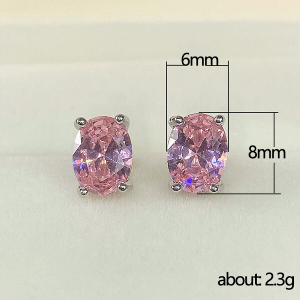 O1CN01SjNT9w1jNXHqLfVPr_3551054536-0-cib Wholesale Simple Oval Brilliant Zircon Earrings