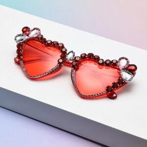 Transparent red frame red film