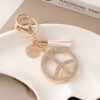 Wholesale Peace Sign Tassel Keychain