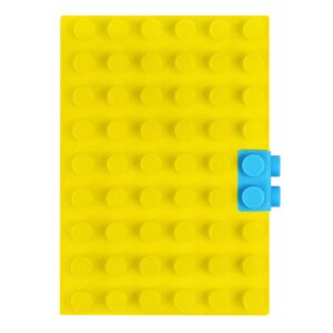 A6 (button color random hair) / A6 Dot Notebook (Yellow 004#)