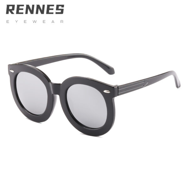 O1CN01Snh4bW1msAbhOD0UM_2103395009-0-cib Wholesale Color Film Reflective Round Frame PC Kids Sunglasses