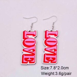 JE1197A / Wooden earrings