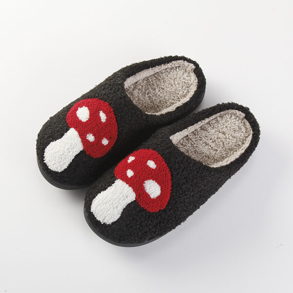 Wholesale Mushroom Warm Winter Soft Bottom Thick Non-slip Cotton Slippers