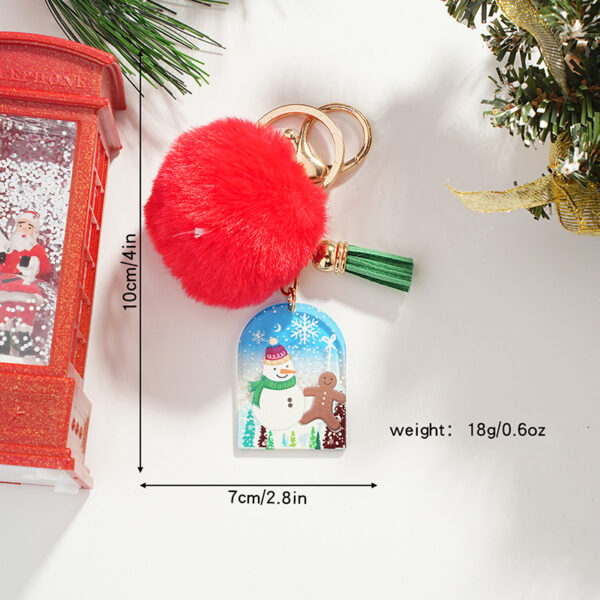 Wholesale Christmas Ball Series Acrylic Keychain