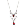 Wholesale Vintage Ruby Spider Dark Gothic Style Exaggerated Personality Necklaces