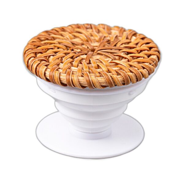 Wholesale Natural Rattan Woven Mobile Phone Holders