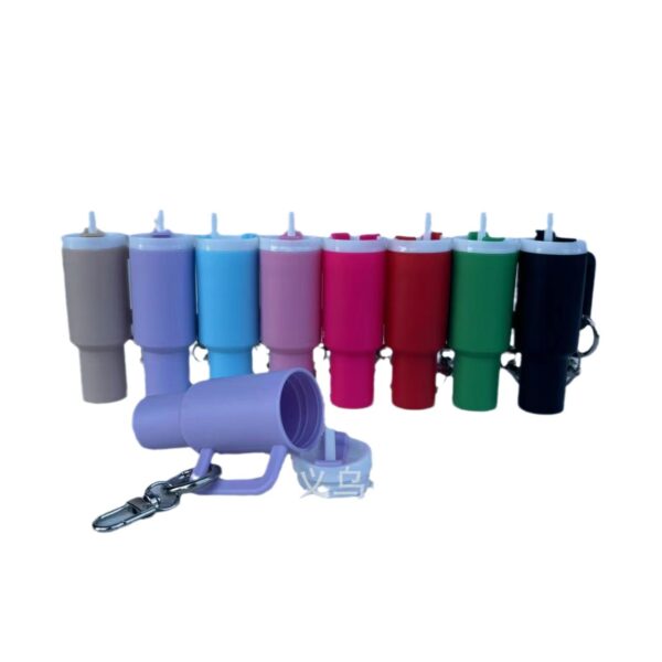 Wholesale 9x5x3cm Little Bigger Mini Tumbler Cup Keychains Pendant