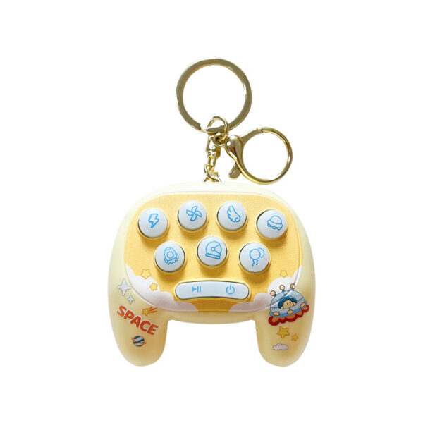 Wholesale Space Man and Ground Mouse Decompression Toys Mini Game Machines Plastic Keychain