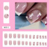 Wholesale Glitter Medium Length Floral Nail Stickers