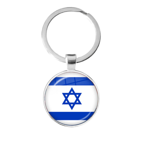 O1CN01Svvbfk1tijoZEZBQB_2212752275936-0-cib Wholesale Zinc Alloy National Flag Time Gem Keychain