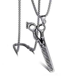 Scissors + stainless steel chain