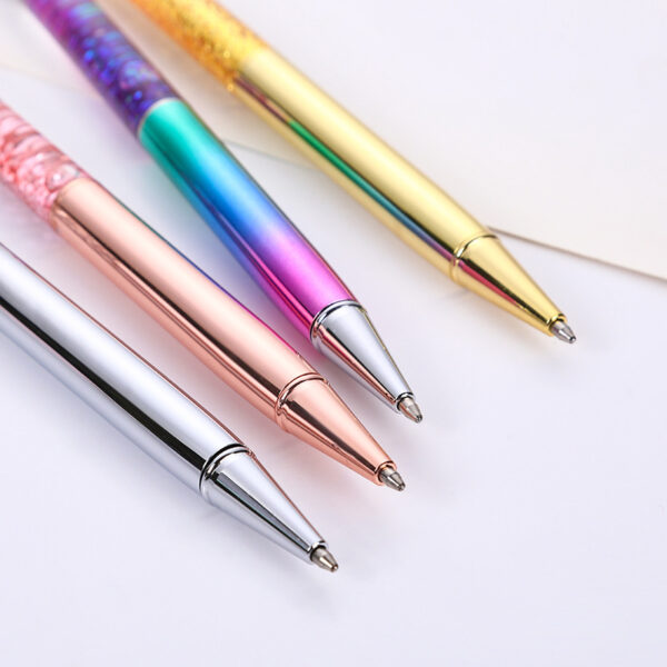 Wholesale Plastic Gold Powder Elk Ballpoint Pen