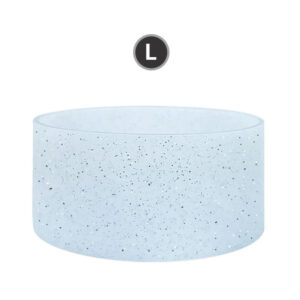 Large Transparent Flash Silver 9CM