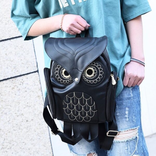 O1CN01T2ayAE1tfzVbYAoDV_2200737095930-0-cib Wholesale PU Owl Backpack