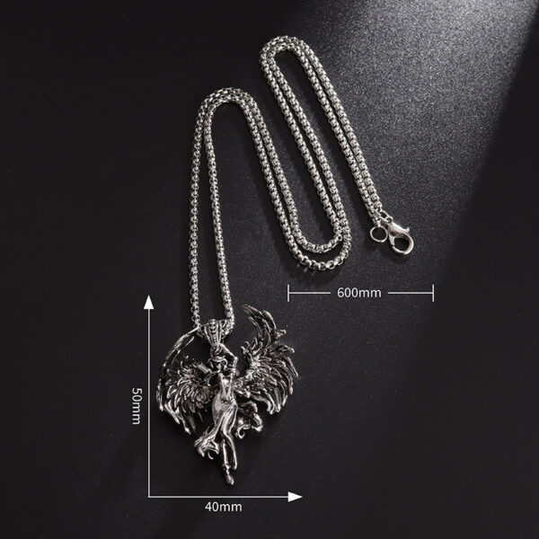 O1CN01T4Wh1h1SQQfwUfYpE_4208772241-0-cib Wholesale Vintage Angel Wings Pendant Alloy Necklace