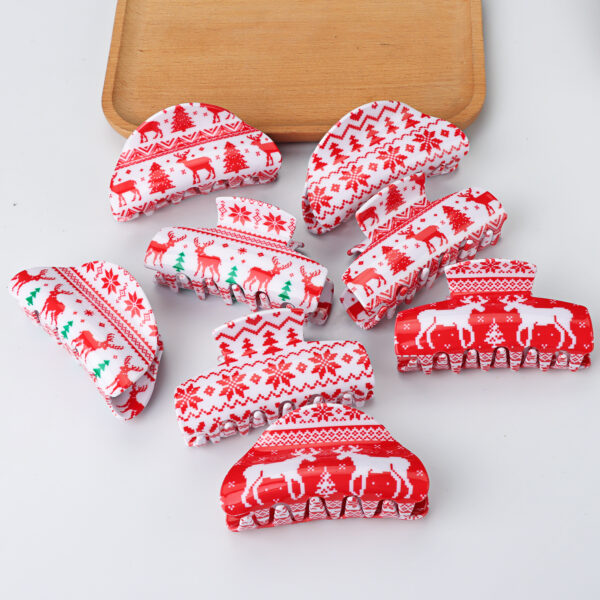 O1CN01T5rCyT25AdleHa0gO_2212693817486-0-cib Wholesale Christmas PVC Hair Clips