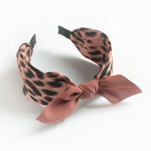 Brown Red Leopard bow