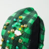 Wholesale St. Patrick's Day Plaid Fabric Diamond Headband