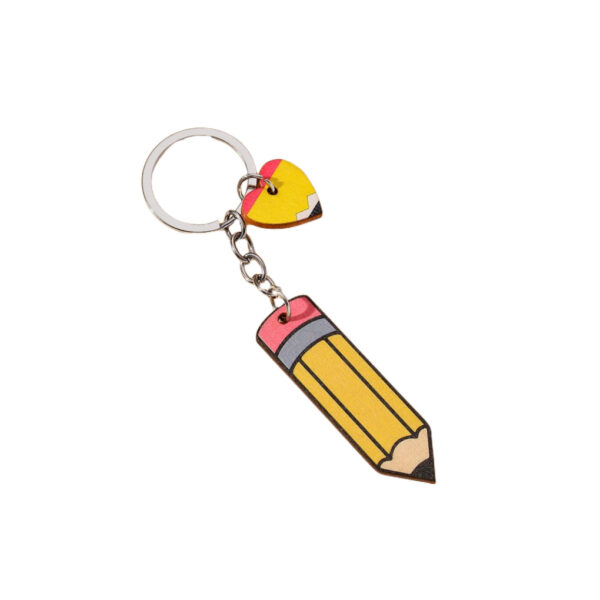 O1CN01T7U9501bFjj7KptmR_2857743436-0-cib Wholesale Wooden Pencil Teacher's Day Gift Keychain
