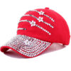 Wholesale Point Diamond Full Brim Fashion Sun Visor Outdoor Baseball Cap