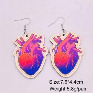 JE1200L / Wooden earrings