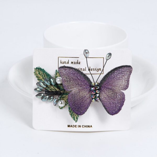 O1CN01T89THY1Nk3JApjmPO_2688701607-0-cib Wholesale Butterfly Embroidery Hair Clips Duck billed Clips