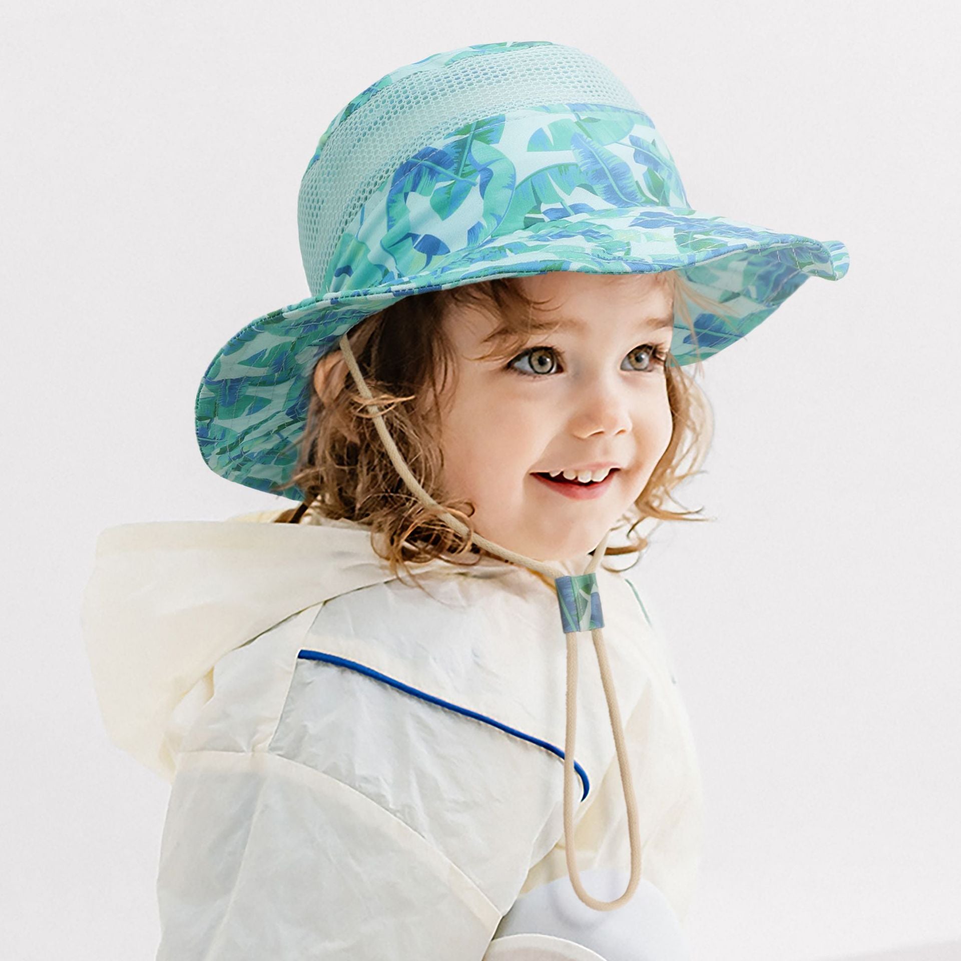 Wholesale Breathable Mesh Cartoon Dinosaur Print Outdoor Chilen's Sun Hat