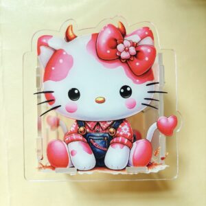 B189-cow hello kitty pen holder