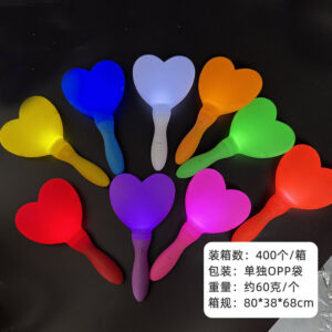 Rainbow color one-piece short love stick (random color)