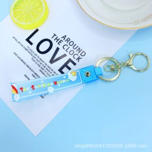 Blue (kgold round lobster clasp)