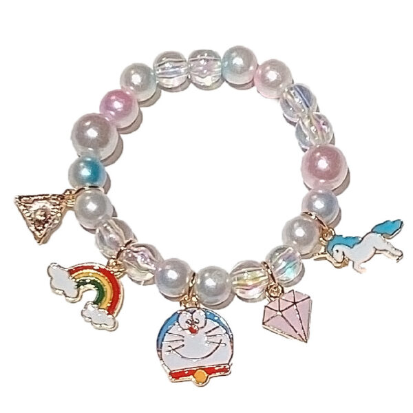 Wholesale Cartoon Gradient Pearl Beaded Bracelet