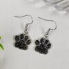 O1CN01TI3t2p24EvxErxHyf_2207921077360-0-cib Wholesale Colorful Glitter Oil Dripping Dog Paw Earrings