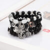 Wholesale Bohemian Butterfly Anchor Elephant Pendant Multi-layer Bracelet