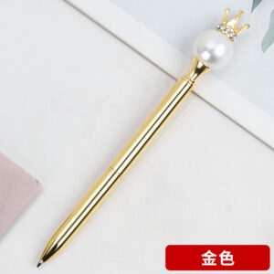 Crown Pearl ballpoint pen 1.0 / Gold