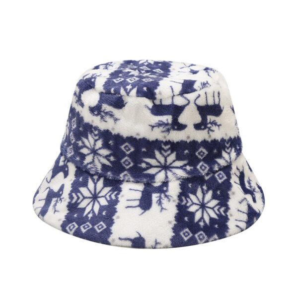 O1CN01TJGI3p2AbGpyDpc0D_2496528221-0-cib Wholesale Cotton Christmas Deer Pattern Bucket Hat