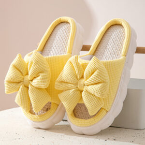 Solid color bow yellow / 42-43 suitable for 41-42 feet