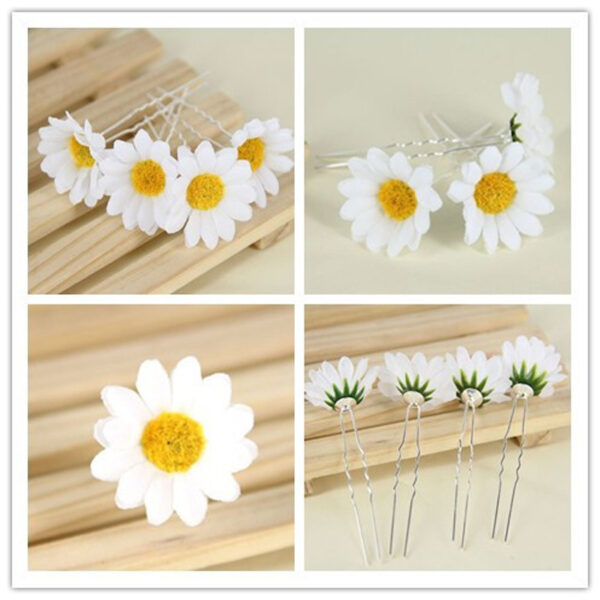 O1CN01TKe8SO281svAGnFZI_1010377873-0-cib Wholesale Silk Cloth Imitation Sunflower Pin U-shaped Hair Fork