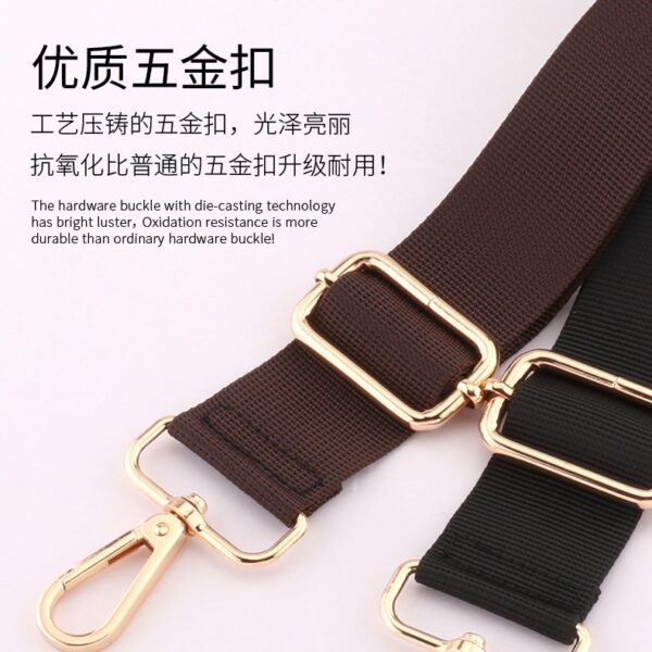 Wholesale Nylon Color Stripe 38mm Adjustable Shoulder Strap