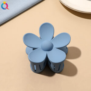Frosted large flower hairpin-light blue / Factory direct sales