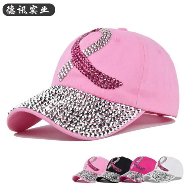 O1CN01TM7Zup1YUtwTT6zGT_3361583063-0-cib Wholesale Polyester Glitter Diamond Fan With Baseball Cap