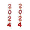 O1CN01TO4gRK1gFnuVSWRo3_2213748334113-0-cib Wholesale 2024 Full Diamond Digital Zinc Alloy Earrings